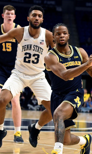 Stevens’ double-double leads Penn State over No. 6 Michigan